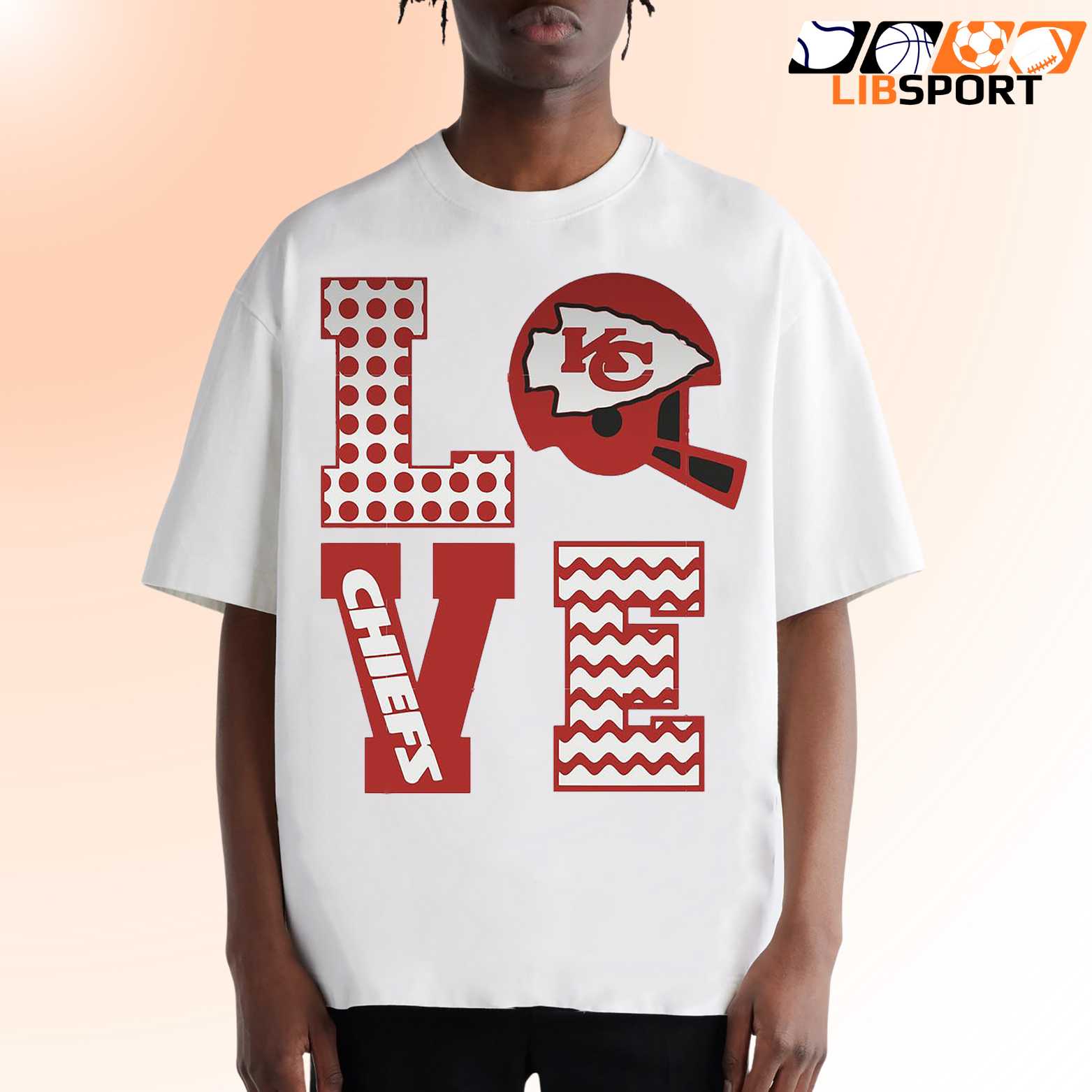Love The Kansas City Chiefs T Shirt, Game Day Fan Tee, Unisex Football Merch